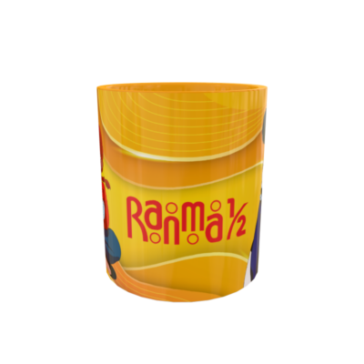 Ranma y Medio 1/2 ½ Plantilla Editable para Taza de Sublimación