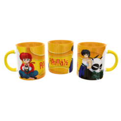 Ranma y Medio 1/2 ½ Plantilla Editable para Taza de Sublimación