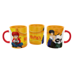 Ranma y Medio 1/2 ½ Plantilla Editable para Taza de Sublimación