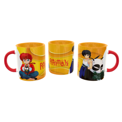 Ranma y Medio 1/2 ½ Plantilla Editable para Taza de Sublimación