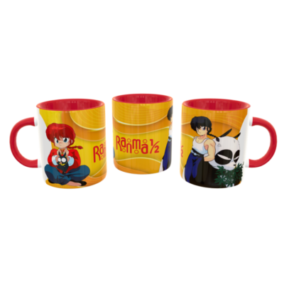 Ranma y Medio 1/2 ½ Plantilla Editable para Taza de Sublimación
