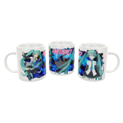 Vocaloid, Hatsune Miku Plantilla Editable para Taza de Sublimación - Imagen 6