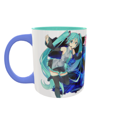 Alternative view of Vocaloid, Hatsune Miku Plantilla Editable para Taza de Sublimación