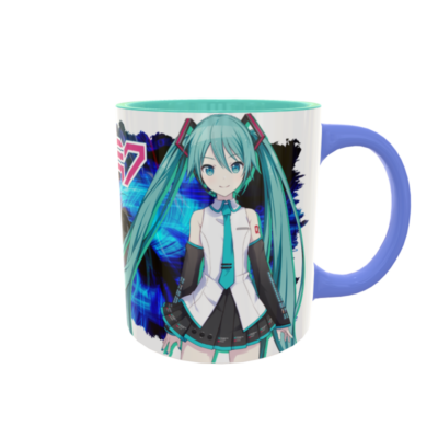 Vocaloid, Hatsune Miku Plantilla Editable para Taza de Sublimación - Imagen 4
