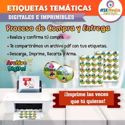 Sonic Etiquetas Temáticas Imprimibles - Imagen 4