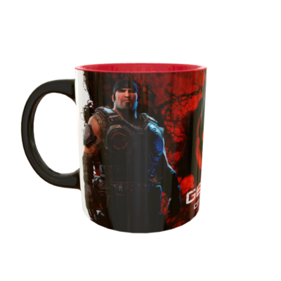Alternative view of Gears of War Plantilla Editable para Taza de Sublimación