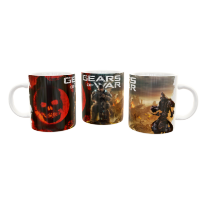 Gears of War Plantilla Editable para Taza de Sublimación #2 - Imagen 8