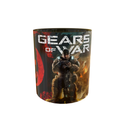 Gears of War Plantilla Editable para Taza de Sublimación #2 - Imagen 3