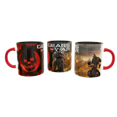 Gears of War Plantilla Editable para Taza de Sublimación #2 - Imagen 5