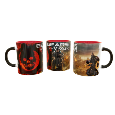 Gears of War Plantilla Editable para Taza de Sublimación #2 - Imagen 6