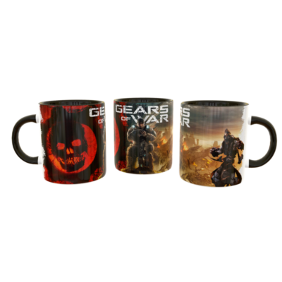 Gears of War Plantilla Editable para Taza de Sublimación #2 - Imagen 7