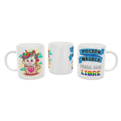 Poción Mágica Para Ser Libre LGBT Plantilla Editable para Taza de Sublimación - Imagen 6