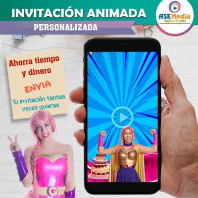 Luli Pampin Video Invitación Animada para Cumpleaños - Imagen 4