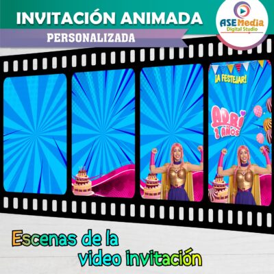 Luli Pampin Video Invitación Animada para Cumpleaños - Imagen 6