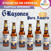 6 Razones para Amarte Etiquetas Imprimibles Cervezas Corona