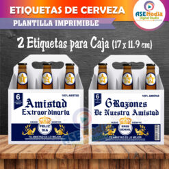 6 Razones De Nuestra Amistad Etiquetas Imprimibles Cervezas Corona