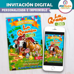 La Granja de Zenón Invitación Digital Personalizada #2