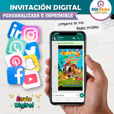 La Granja de Zenón Invitación Digital Personalizada #2