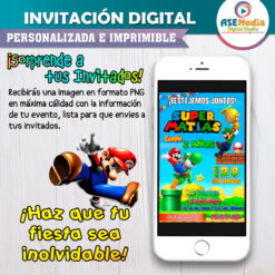 Mario Bros Invitación Digital