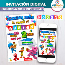Pocoyo Invitación Digital Mod 02