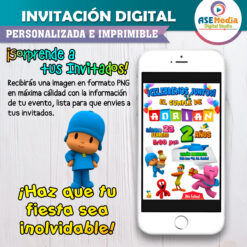 Pocoyo Invitación Digital Mod 02