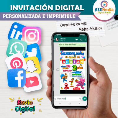 Pocoyo Invitación Digital Mod 02