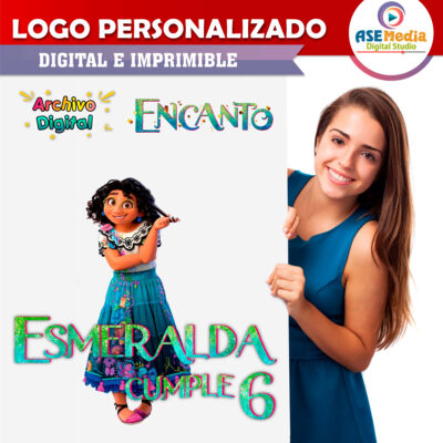 Encanto Logo Personalizado con Nombre
