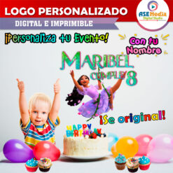 Alternative view of Encanto Logo Personalizado con Nombre