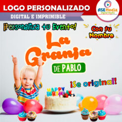 La Granja de Zenón Logo Personalizado con Nombre