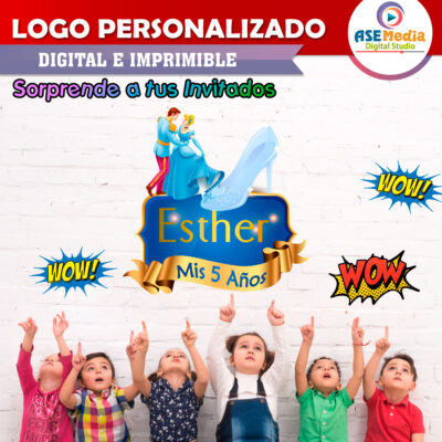 La Cenicienta Logo Personalizado con Nombre - Imagen 4