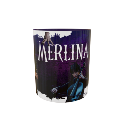 Merlina Addams Plantilla Editable para Taza de Sublimación - Imagen 3