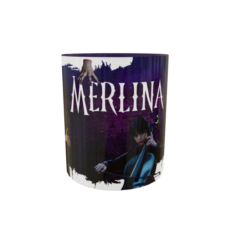 Merlina Addams Plantilla Editable para Taza de Sublimación - Imagen 3