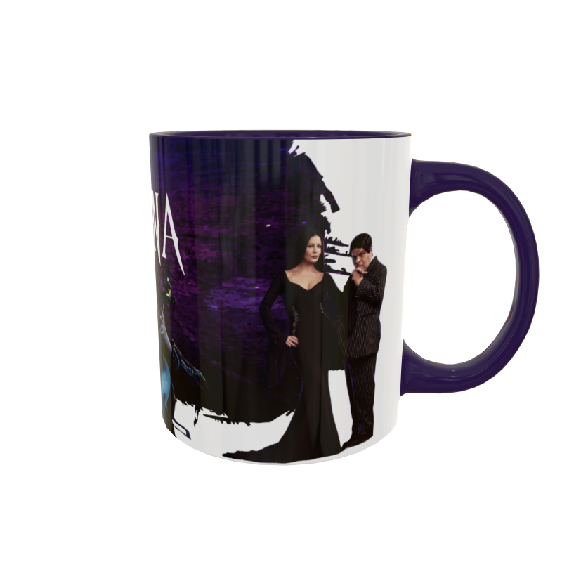 Merlina Addams Plantilla Editable para Taza de Sublimación - Imagen 4