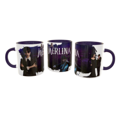 Merlina Addams Plantilla Editable para Taza de Sublimación - Imagen 5