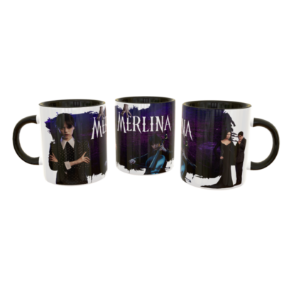 Merlina Addams Plantilla Editable para Taza de Sublimación - Imagen 6