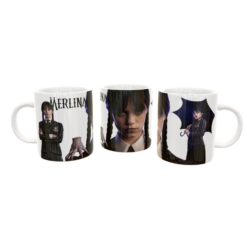 Merlina Addams Plantilla Editable para Taza de Sublimación #2