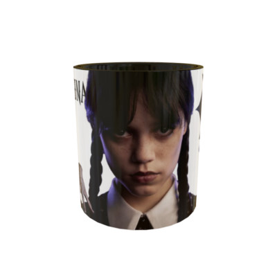 Merlina Addams Plantilla Editable para Taza de Sublimación #2