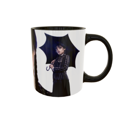 Merlina Addams Plantilla Editable para Taza de Sublimación #2