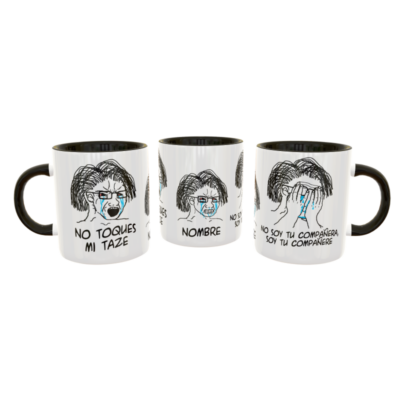 No toques mi taze compañere MEME Plantilla Editable para Taza de Sublimación - Imagen 5