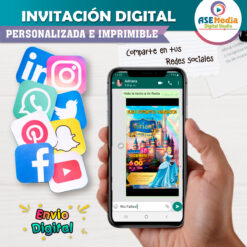 La Cenicienta Invitación Digital de Cumpleaños #3