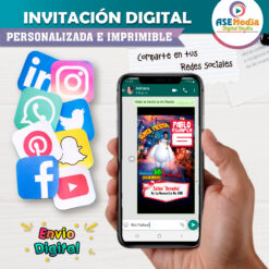 Grandes Héroes Baymax Invitación Digital Personalizada #3