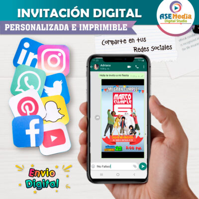 Grandes Héroes Baymax Invitación Digital Personalizada #4