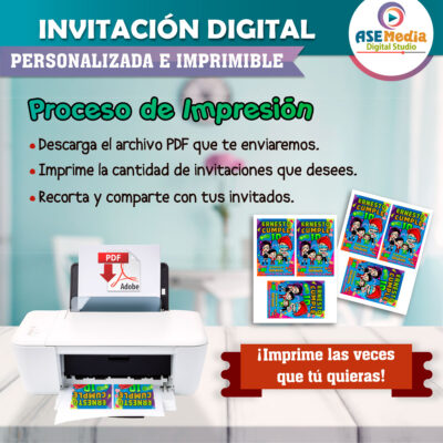 Family Juega Karim Juega Invitación Digital Personalizada