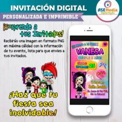 Kori Juega Karim Juega Invitación Digital Personalizada