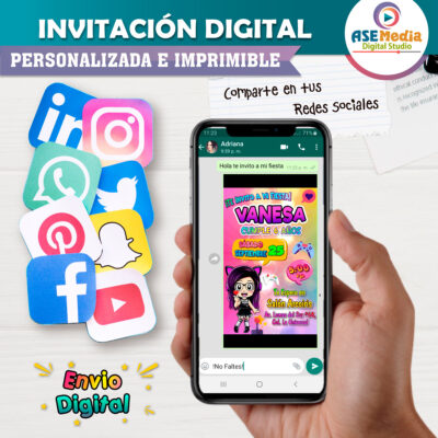 Kori Juega Karim Juega Invitación Digital Personalizada
