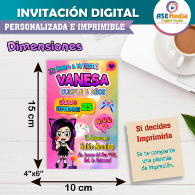 Kori Juega Karim Juega Invitación Digital Personalizada