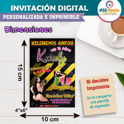 Karely Ruiz Invitación Digital de Cumpleaños #2