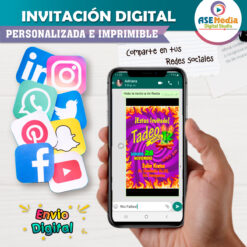 Takis Fuego Invitación Digital Personalizada