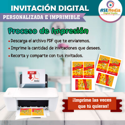 Cheetos Flamin Hot Invitación Digital Personalizada