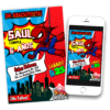 Spiderman Invitación Digital de Cumpleaños